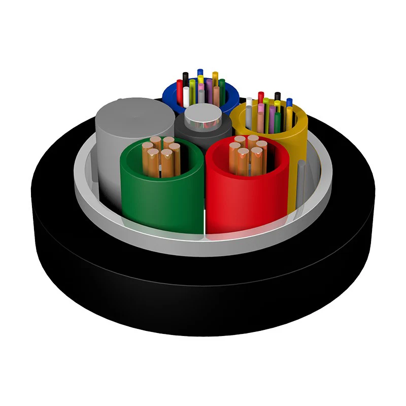 I-Hybrid Optical and Electrical Stranded Counse Cable GDTA