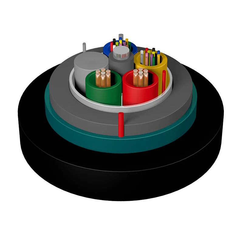 I-Hybrid Optical and Electrical Stranded Couse Cable GDTA53
