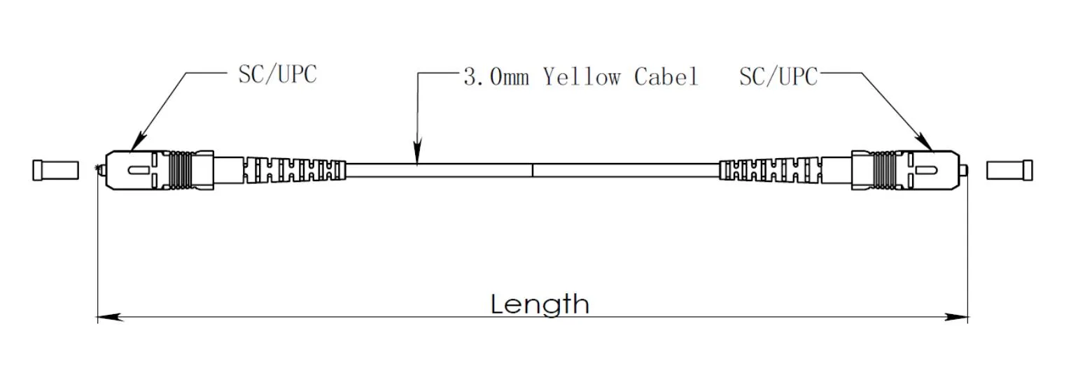 Conventional SC/UPC-SC/UPC Patch Cords