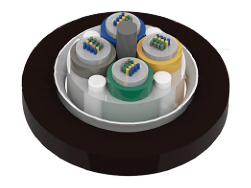 I-Couse-tube ekhishwe ngaphandle kwe-e-tube evundile ye-fiber ye-aplorered ye-fiber table gydta