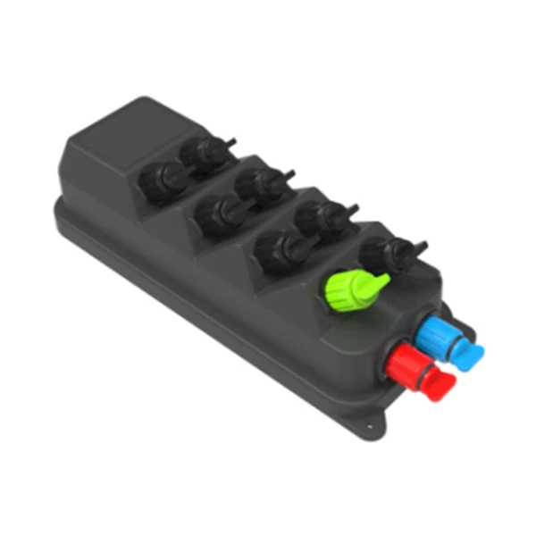 Ibhokisi elixhunyiwe kuqala le-fiber optic cable distripation bhokisi nge-1 8 plc splitter